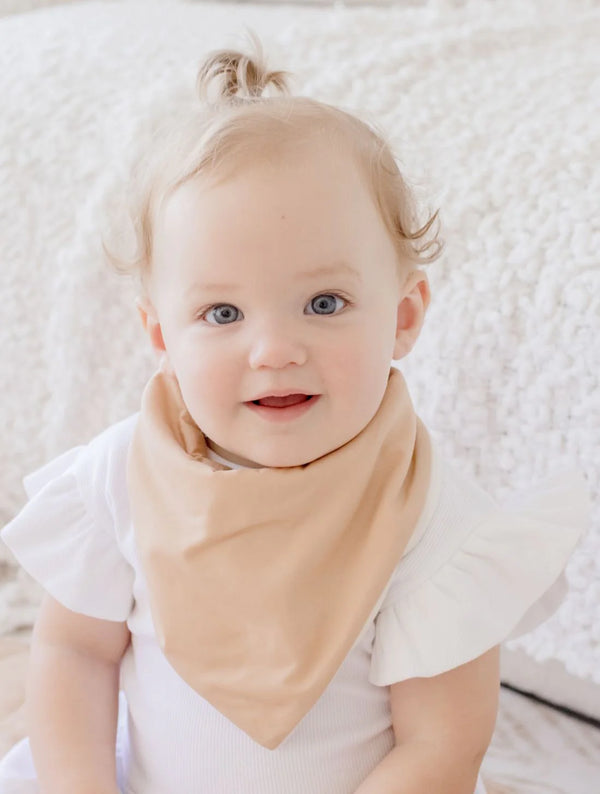 Bandana Bibs - Nude & Bloom - 2 pack -  Bambella Designs