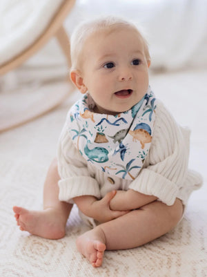 Bandana Bibs - Wild Dinosaurs & Storm - 2 pack - Bambella Designs