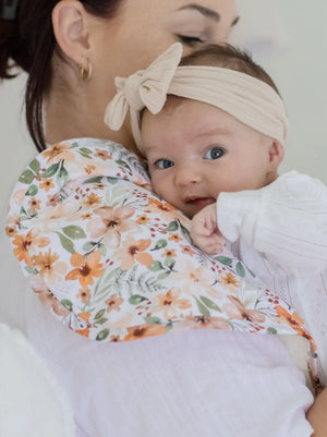 Burp Cloth - 2 pack - Bloom & Nude - Bambella Designs