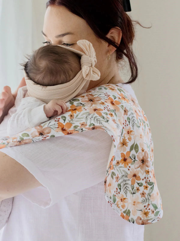 Burp Cloth - 2 pack - Bloom & Nude - Bambella Designs