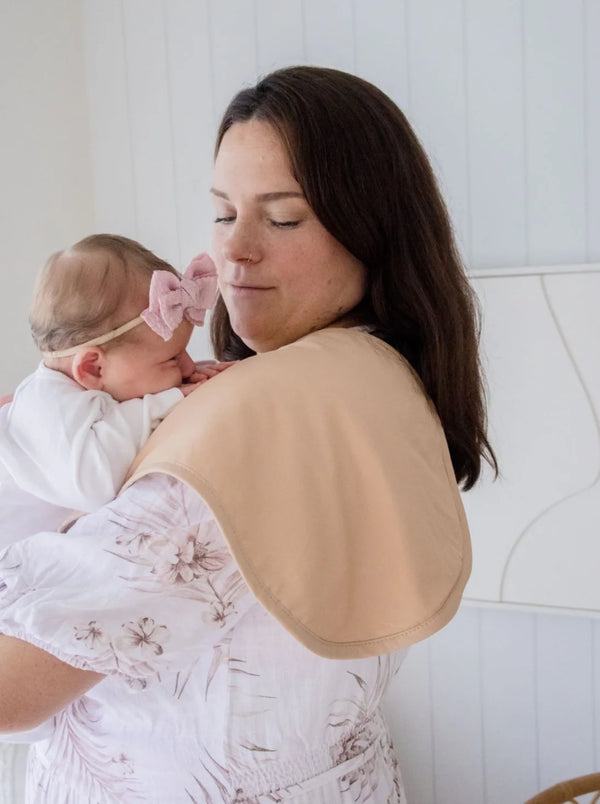 Burp Cloth - 2 pack - Bloom & Nude - Bambella Designs