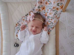 Burp Cloth - 2 pack - Bloom & Nude - Bambella Designs