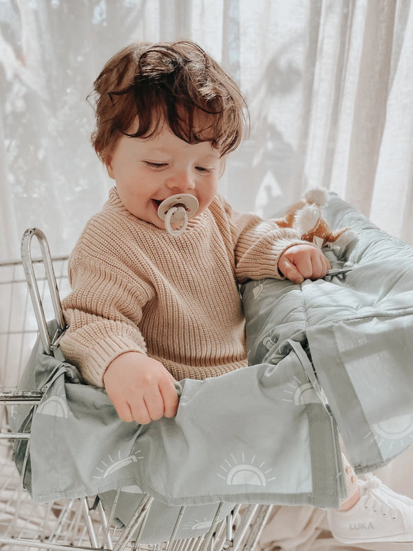 Double Trolley Liner - Sage Sunshine - Bambella Designs