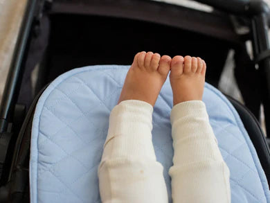 Pram Liner | Dusty Sky Blue - Bambella Designs