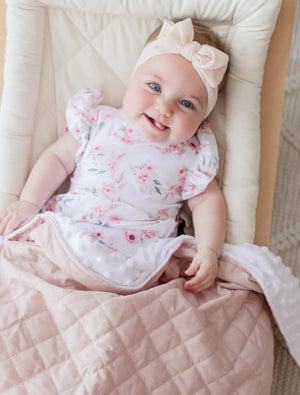 Snuggle Blanket - Lullaby Pink - Bambella Designs