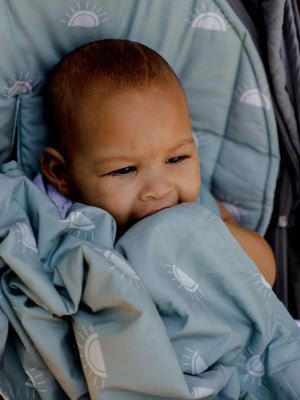 Pram Liner | Sage Sunshine - Bambella Designs