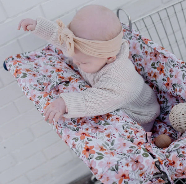 Universal Padded Trolley Liner | Bloom - Bambella Designs