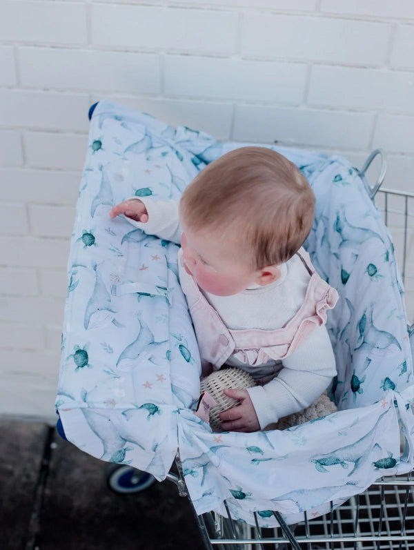 Universal Padded Trolley Liner | Turtle Bay - Bambella Designs