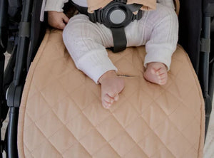 Universal Quilted Pram Liner | Nude - Bambella Designs