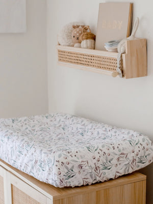 Waterproof Bassinet Sheet - Botanical - Bambella Designs