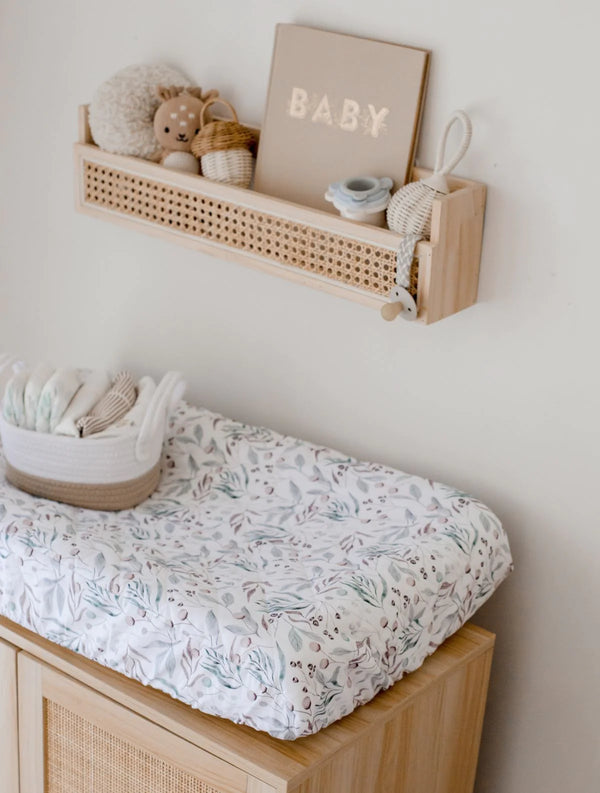 Waterproof Bassinet Sheet - Botanical - Bambella Designs