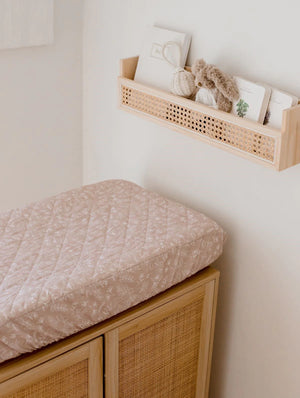 Waterproof Bassinet Sheet - Bee Kind - Bambella Designs