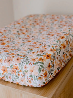 Waterproof Bassinet Sheet - Bloom - Bambella Designs