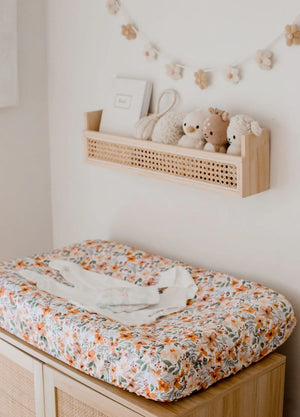 Waterproof Bassinet Sheet - Bloom - Bambella Designs