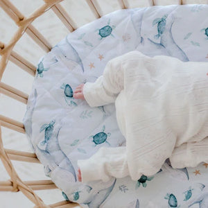 Waterproof Bassinet Sheet | Turtle Bay - Bambella Designs