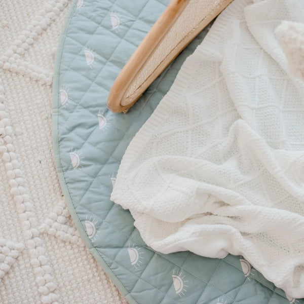 Waterproof Padded Play Mat | Sage Sunshine - Bambella Designs