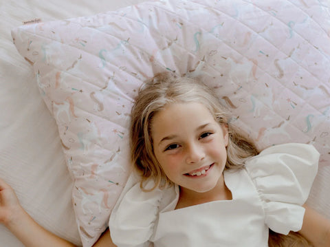 Waterproof Standard Pillowcase | Unicorn Fairy Floss - Bambella Designs