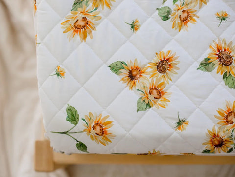 Waterproof Fitted Sheet | Sunny Days - Single / King Single - Bambella Designs