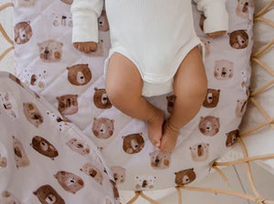 Waterproof Bassinet Sheet | Bear in There - Bambella Designs