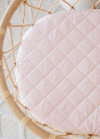 Waterproof Bassinet Sheet | Lullaby Pink - Bambella Designs