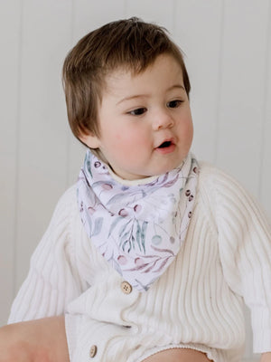 Bandana Bibs - Botanical & Lagoon - 2 pack - Bambella Designs