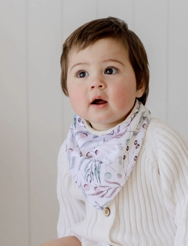 Bandana Bibs - Botanical & Lagoon - 2 pack - Bambella Designs