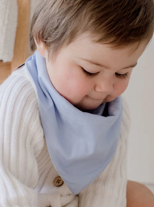 Bandana Bibs - Turtle Bay & Dusty Blue - 2 pack - Bambella Designs