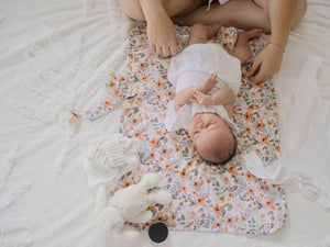 Waterproof Travel Change Mat | Bloom - Bambella Designs