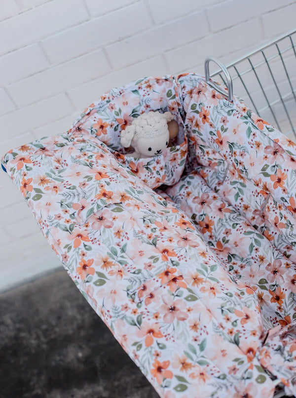 Universal Padded Trolley Liner | Bloom - Bambella Designs