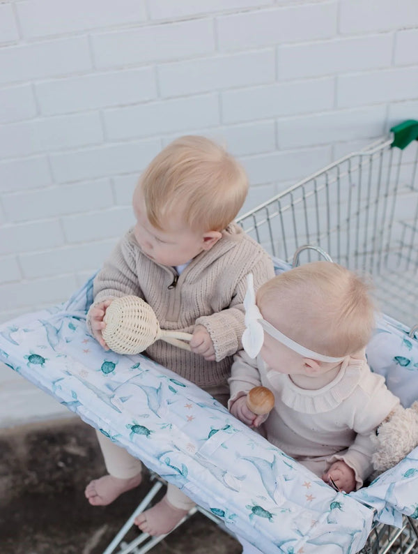 Universal Padded Trolley Liner | Turtle Bay - Bambella Designs