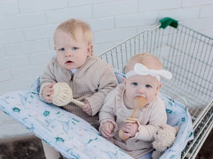 Universal Padded Trolley Liner | Turtle Bay - Bambella Designs