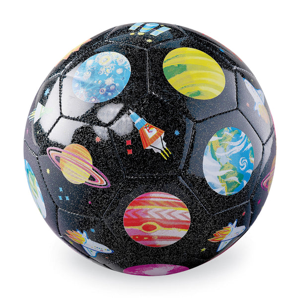 Glitter Soccer Ball - Space Exploration - Crocodile Creek