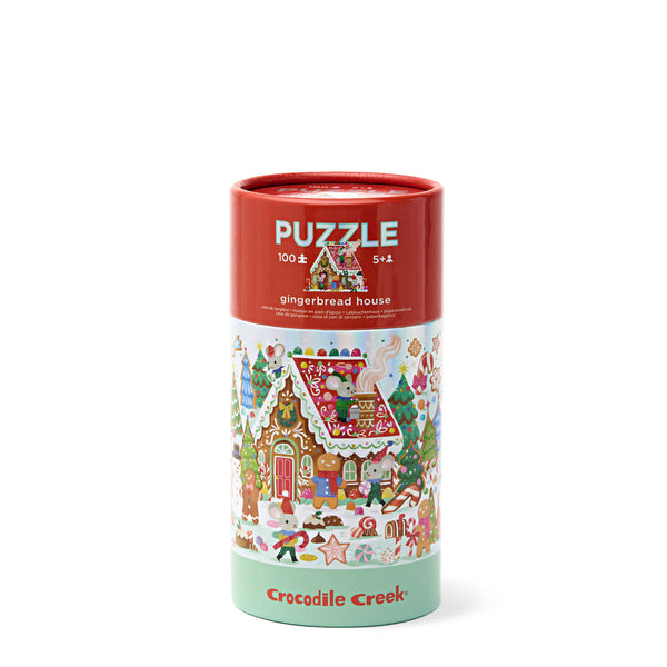 Holographic 100 pc - Gingerbread House - Crocodile Creek