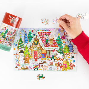 Holographic 100 pc - Gingerbread House - Crocodile Creek
