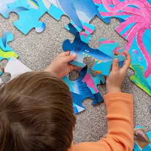 Classic Floor Puzzle 36 pc - Shark Reef - Crocodile Creek