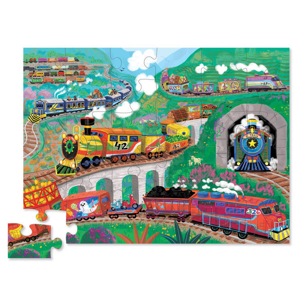 Classic Floor Puzzle 36 pc - All Aboard - Crocodile Creek