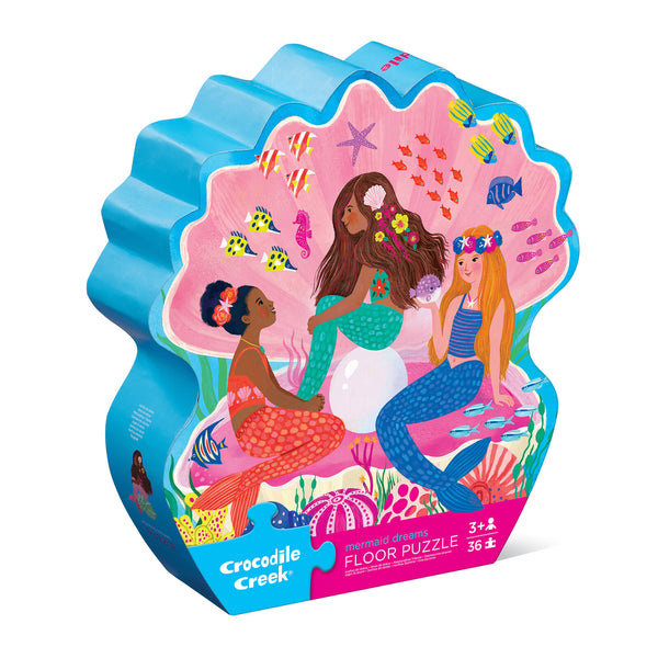Classic Floor Puzzle 36 pc - Mermaid Dreams - Crocodile Creek