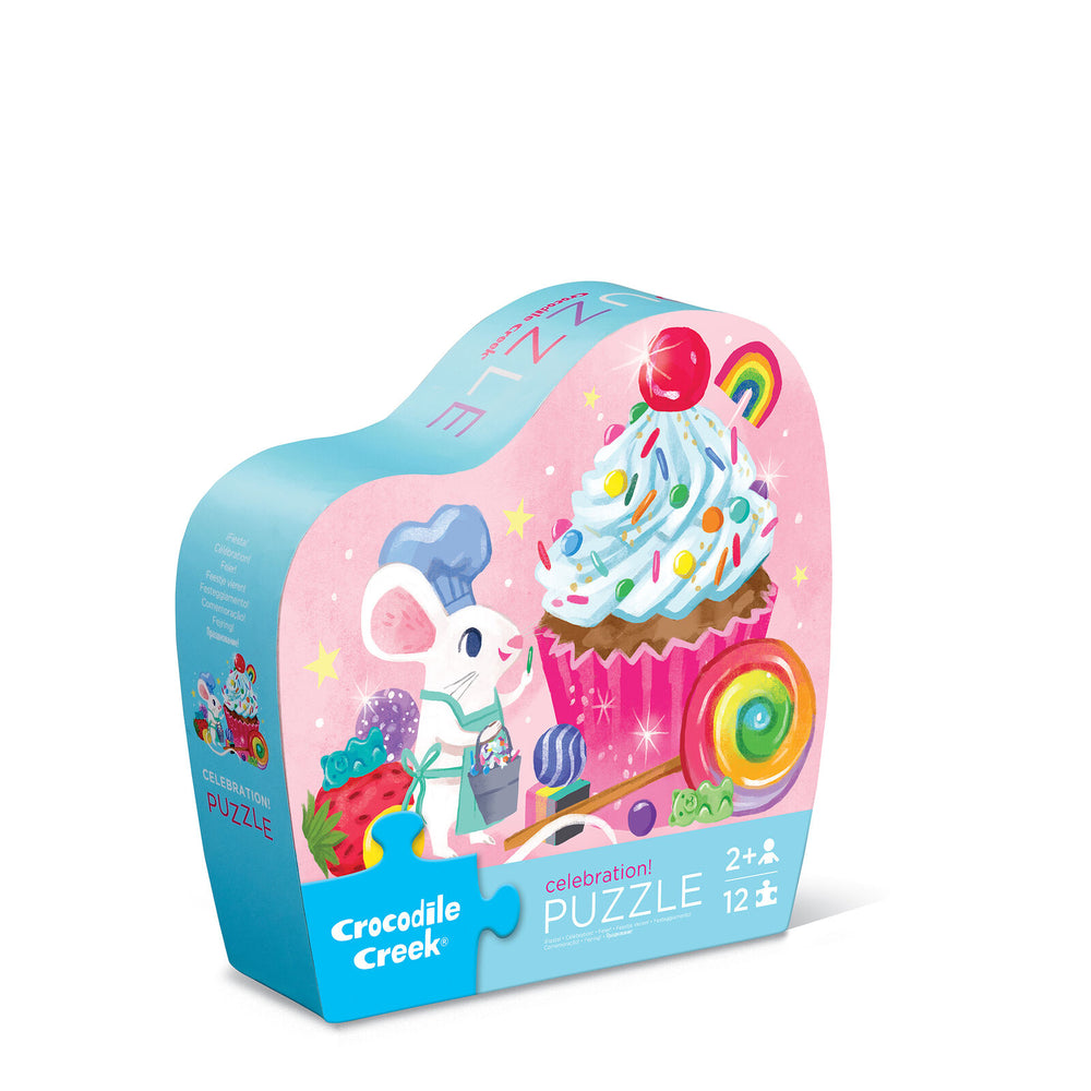 Mini Puzzle 12 pc - Celebration - Crocodile Creek