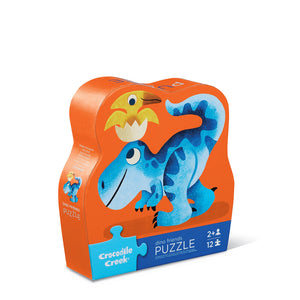 Mini Puzzle 12 pc - Dino Friends - Crocodile Creek