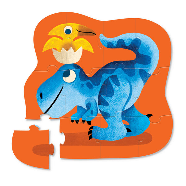 Mini Puzzle 12 pc - Dino Friends - Crocodile Creek