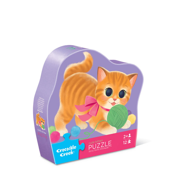Mini Puzzle 12 pc - Cute Kitten - Crocodile Creek