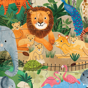 Little Building Puzzle 24 pc - Zoo - Crocodile Creek