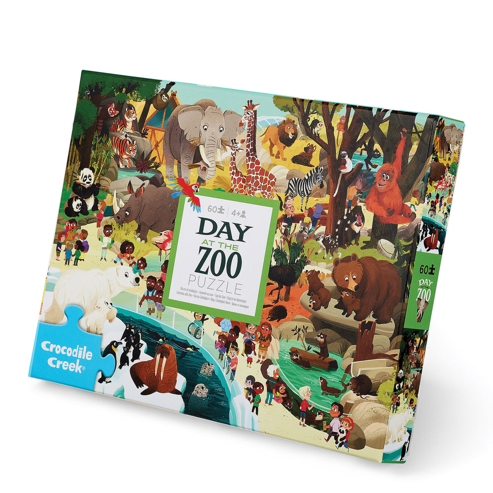 Day at the Museum Puzzle 60 pc - Zoo - Crocodile Creek