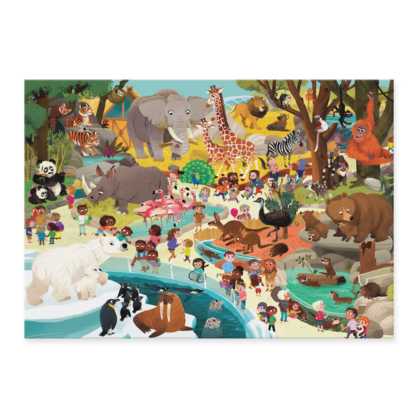 Day at the Museum Puzzle 60 pc - Zoo - Crocodile Creek
