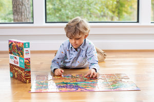 Above & Below Puzzle - 48 pc - Dinosaur World - Crocodile Creek