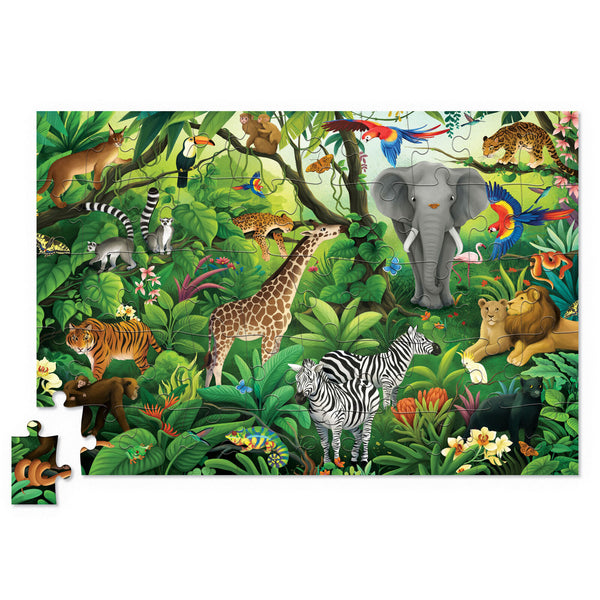 Holographic Puzzle 50 pc - Jungle Paradise - Crocodile Creek
