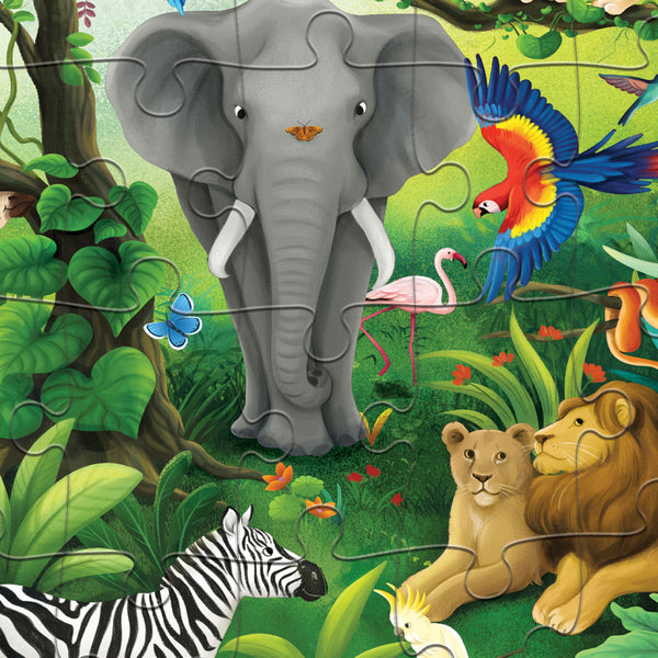 Holographic Puzzle 50 pc - Jungle Paradise - Crocodile Creek