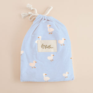 Blue Ducks Organic Fitted Cot Sheet - Fox & Fallow