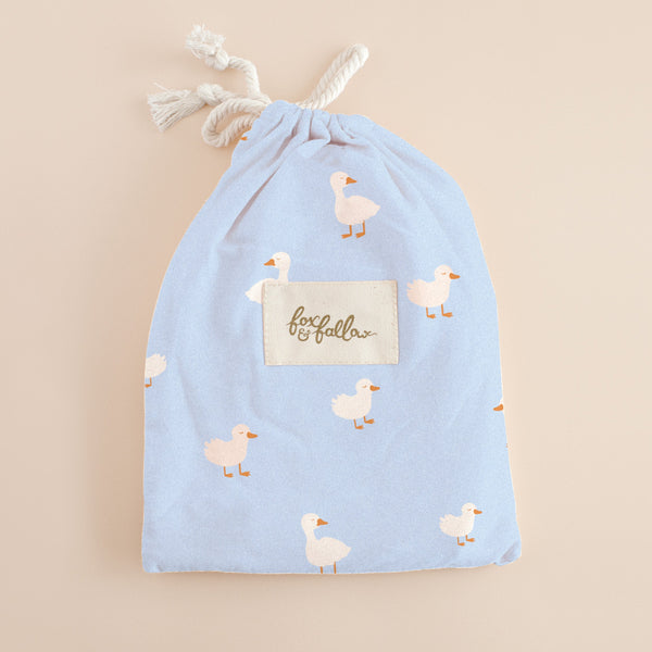 Blue Ducks Organic Fitted Cot Sheet - Fox & Fallow