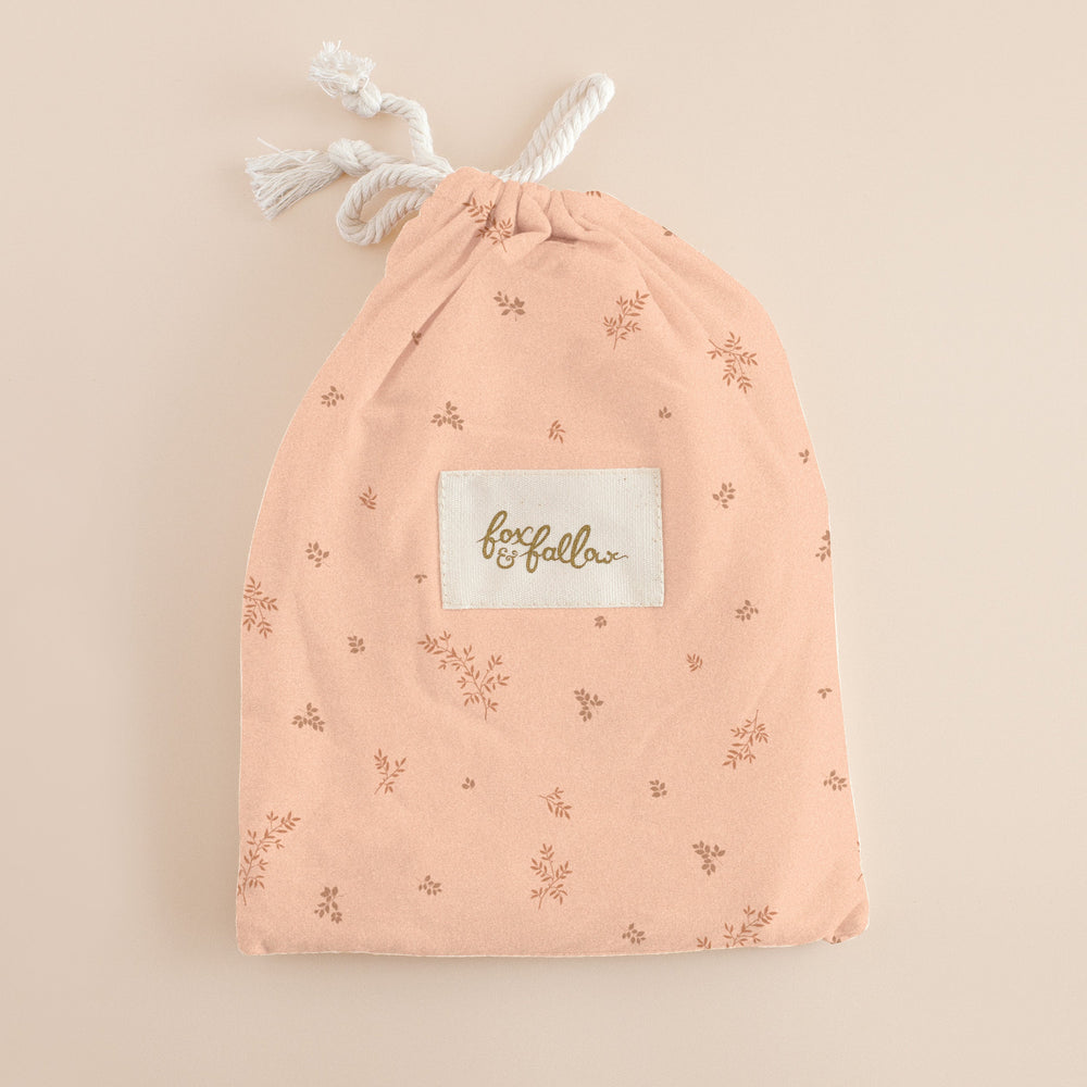 Wild Ruscus Organic Fitted Cot Sheet - Fox & Fallow